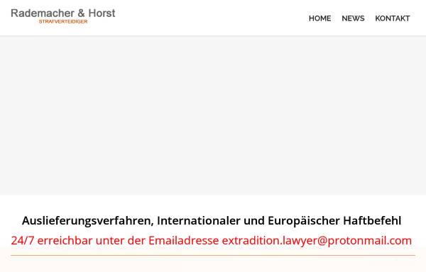 Vorschau von www.auslieferungsverfahren.de, Auslieferung von Straftätern