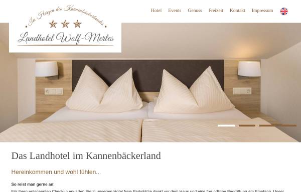Vorschau von www.landhotel-wolf-mertes.de, Landhotel Wolf-Mertes