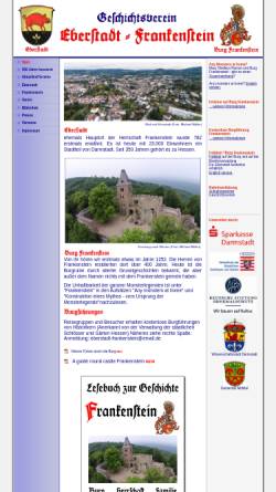 Vorschau der mobilen Webseite www.burgfrankenstein.info, Burg Frankenstein