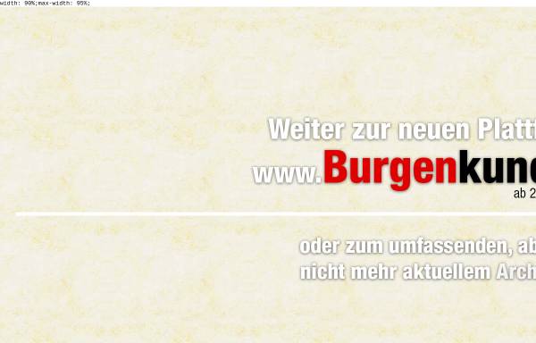 Vorschau von www.burgenkunde.at, Burgenkunde