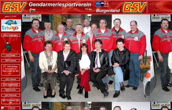 Vorschau von members.chello.at, Gendarmerie Sportschützenverein Burgenland