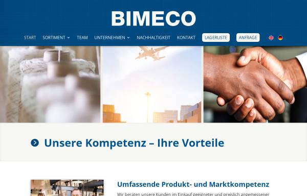 Vorschau von bimeco.de, BIMECO Garnhandel GmbH & Co KG