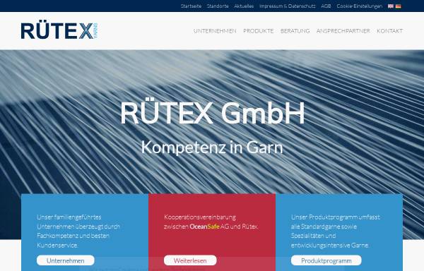 Vorschau von www.ruetex.de, Rütex Textilhandels GmbH