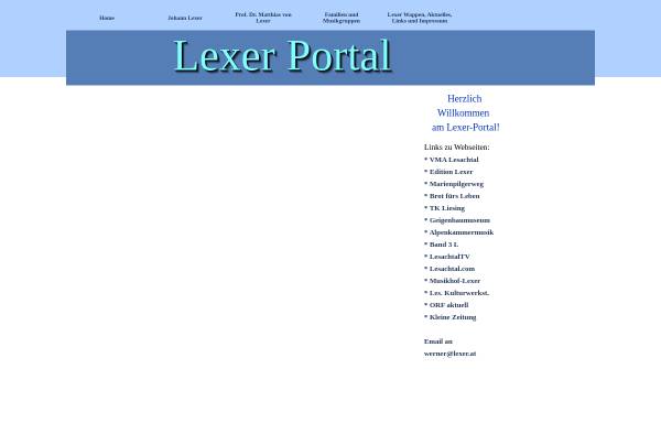Vorschau von www.lexer.at, Lexer
