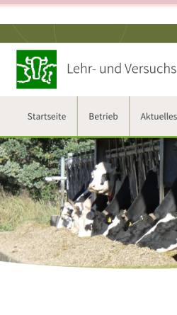 Vorschau der mobilen Webseite www.lvatgrosskreutz.de, Lehr- und Versuchsanstalt für Tierzucht und Tierhaltung (LVAT)