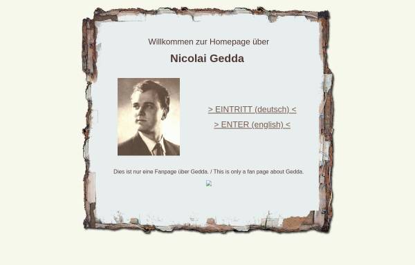 Nicolai Gedda Homepage
