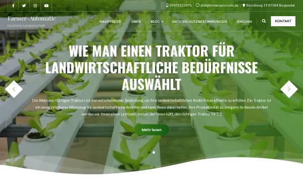 Vorschau von www.farmerautomatic.de, Farmer Automatic, Josef Kühlmann GmbH & Co. KG