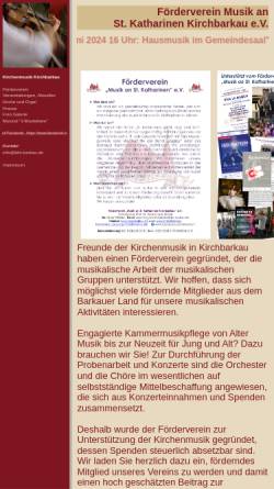 Vorschau der mobilen Webseite www.bko-barkau.de, Kirchenmusik Kirchbarkau