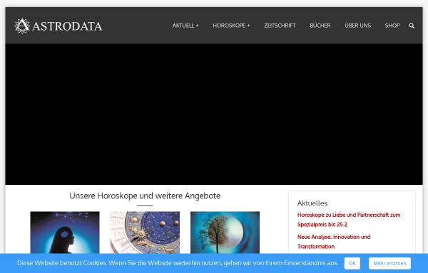 Vorschau von www.astrodata.ch, Astrodata