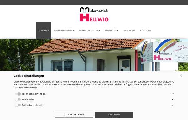 Vorschau von www.malerbetrieb-hellwig.de, Malerbetrieb Hellwig