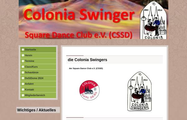 Vorschau von coloniaswingers.jimdo.com, Colonia Swingers SRDC