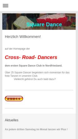 Vorschau der mobilen Webseite www.crossis.de, Cross Road Dancers