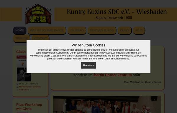 Vorschau von www.kuntrykuzins.de, Kuntry Kuzins SDC e.V.