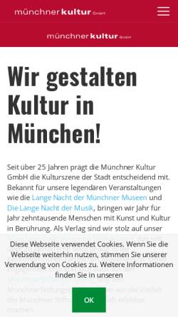 Vorschau der mobilen Webseite www.muenchner.de, Münchner