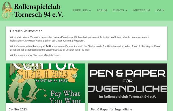 Vorschau von rsct94.de, Rollenspielclub Tornesch 94 e.V.