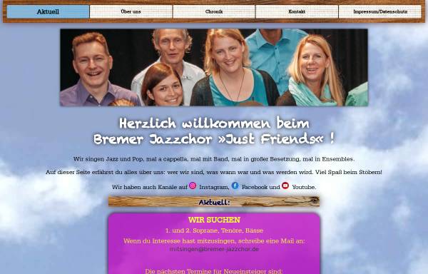 Vorschau von www.bremer-jazzchor.de, Just Friends