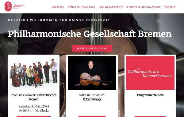 Vorschau von www.philharmonische-gesellschaft-bremen.de, Philharmonische Gesellschaft Bremen