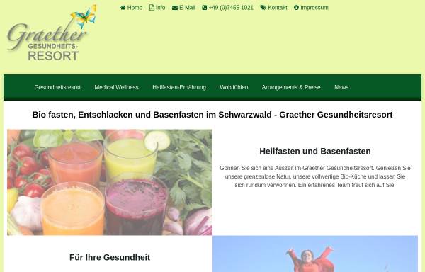 Vorschau von www.anti-aging-natural.de, Atem- und Naturheil-Sanatorium Graether