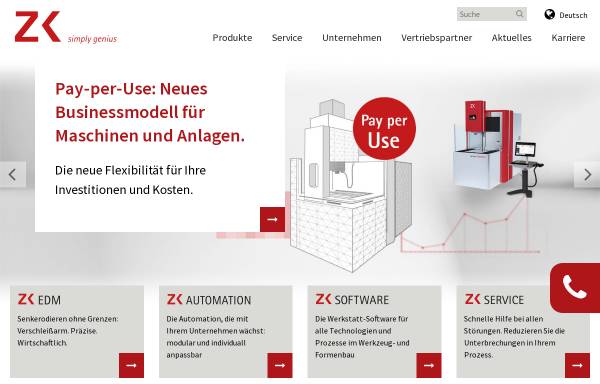 Vorschau von www.zk-system.com, Zimmer+Kreim GmbH & Co KG
