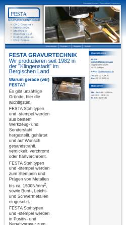 Vorschau der mobilen Webseite www.festagravur.de, Festa Gravurtechnik GmbH