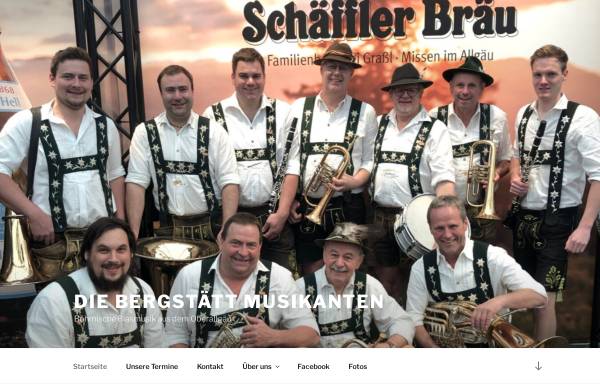 Vorschau von www.bergstaett-musikanten.de, Die Bergstätt Musikanten