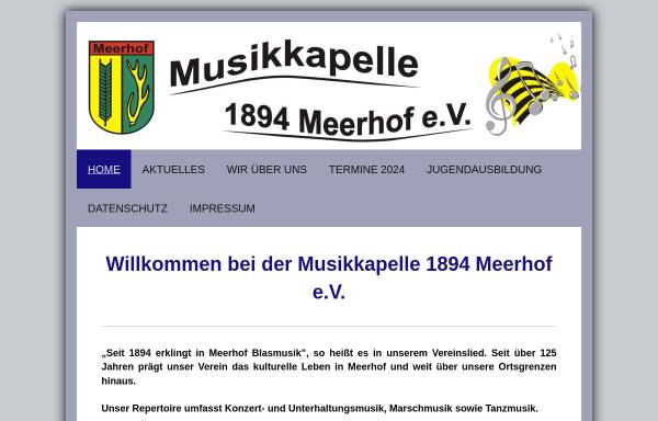 Musikkapelle 1894 Meerhof e.V.