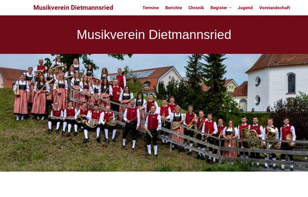 Vorschau von www.musikkapelle-dietmannsried.de, Musikkapelle Dietmannsried