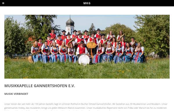 Vorschau von www.mk-gannertshofen.de, Musikkapelle Gannertshofen e.V.