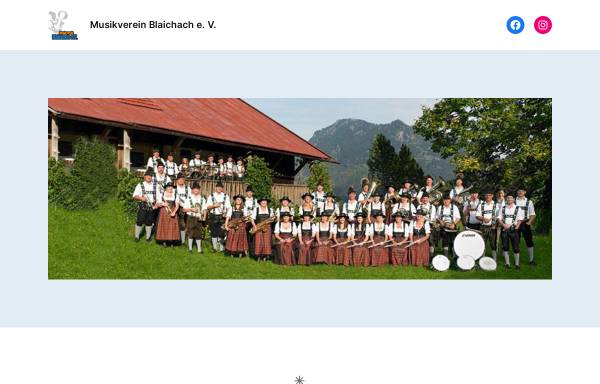 Vorschau von www.mv-blaichach.de, Musikverein Blaichach e.V.