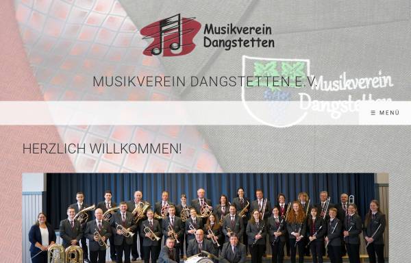 Vorschau von www.musikverein-dangstetten.de, Musikverein Dangstetten