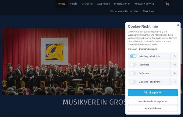 Vorschau von www.mv-grosswelzheim.de, Musikverein Großwelzheim