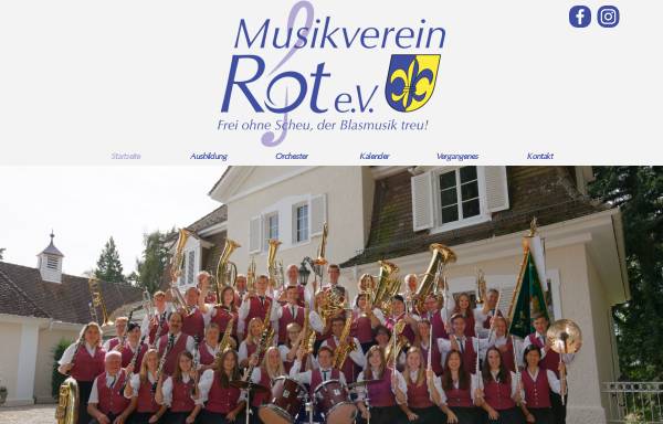 Vorschau von www.musikverein-rot.de, Musikverein Rot bei Laupheim e.V.