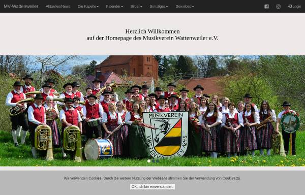 Vorschau von www.mv-wattenweiler.de, Musikverein Wattenweiler e.V.