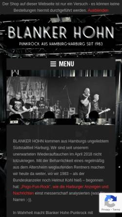 Vorschau der mobilen Webseite www.blanker-hohn.de, Blanker Hohn