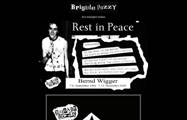 Vorschau von www.brigadefozzy.de, Brigade Fozzy