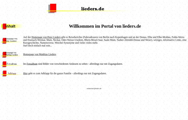 Vorschau von www.lieders.de, Lieders, Peter