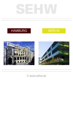 Vorschau der mobilen Webseite www.sehw.de, SEHW Architekten GmbH