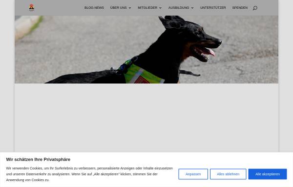 Vorschau von rettungshunde-muenchen.de, BRH Rettungshundestaffel Oberbayern e.V.