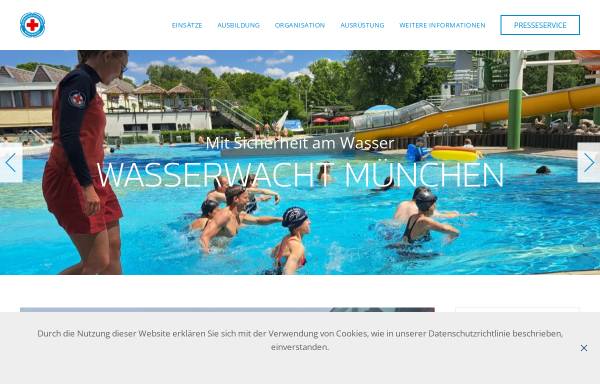 Vorschau von www.wasserwacht-muenchen.de, Kreiswasserwacht München