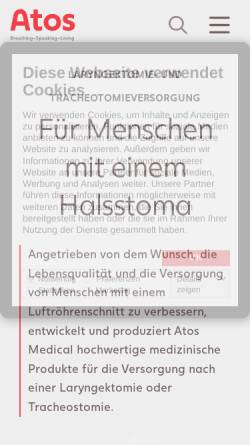 Vorschau der mobilen Webseite www.heimomed.de, Heinmomed Heinze GmbH & Co. KG