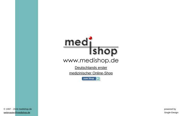 Vorschau von www.medishop.de, Medishop - Medizinischer Handel Jürgen Single