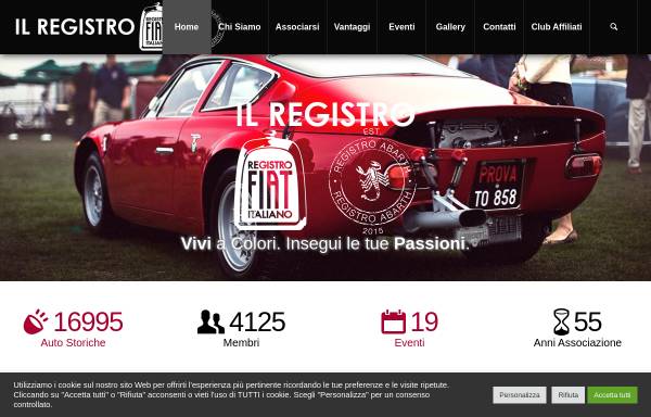 Vorschau von www.registrofiat.it, Fiat-Club Torino e.V.