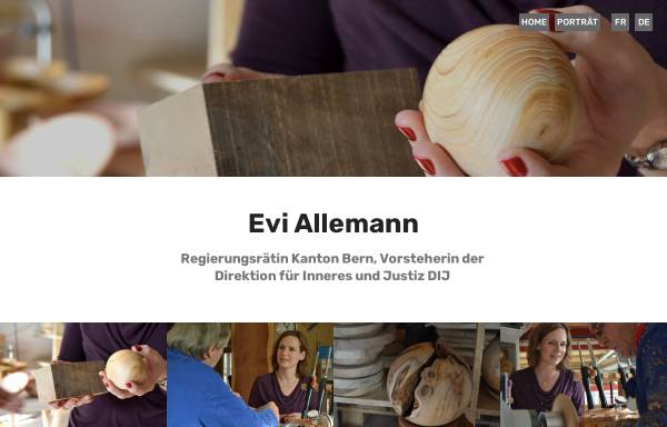 Vorschau von www.eviallemann.ch, Allemann, Evi - Nationalrätin BE (SP)
