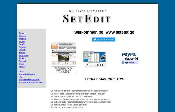 Vorschau von www.setedit.de, SetEdit