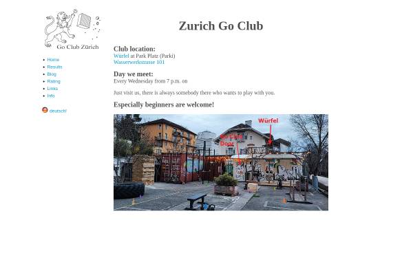 Vorschau von zurich.swissgo.org, Go Club Zürich