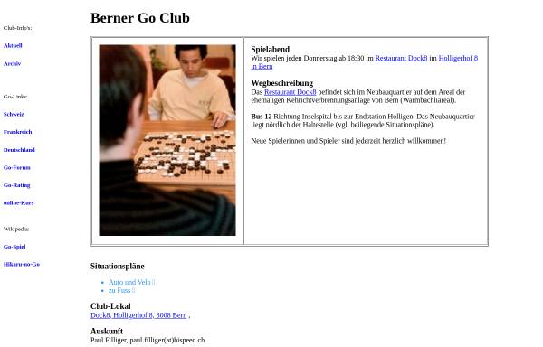 Vorschau von www.bernergoclub.ch, Go-Club Bern