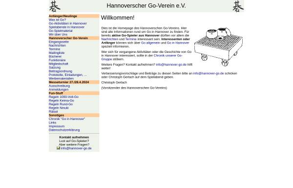 Vorschau von www.hannover-go.de, Go-Gruppe Hannover