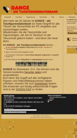 Vorschau der mobilen Webseite www.markus-bader.de, Dance - Die Tanzfiguren-Datenbank
