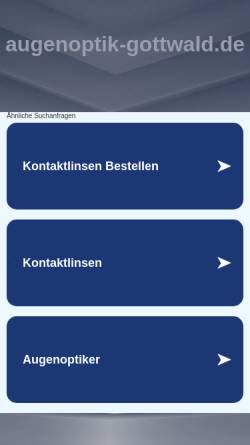 Vorschau der mobilen Webseite www.augenoptik-gottwald.de, Augenoptik Gottwald