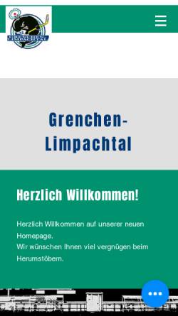 Vorschau der mobilen Webseite www.shcgrenchen.ch, SHC Grenchen-Limpachtal